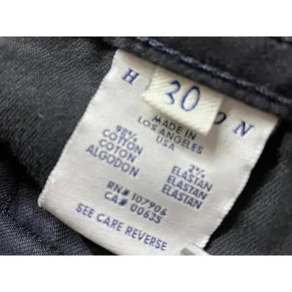 HUDSON Jeans Women's Black Flare Jeans Size 30 32” waist Flap Pockets - Picture 8 of 8